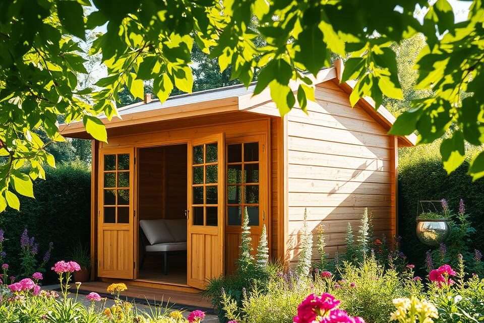 Holz-Gartenhaus-Größen – Die beste Größe für Ihren Garten