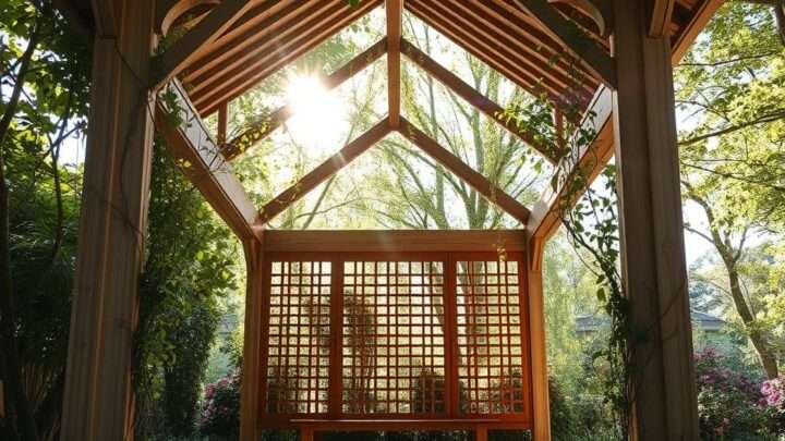 Wie baut man einen Pavillon aus Holz?