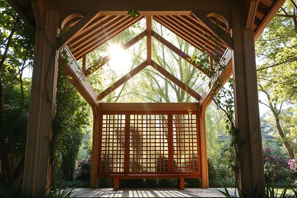 Wie baut man einen Pavillon aus Holz?