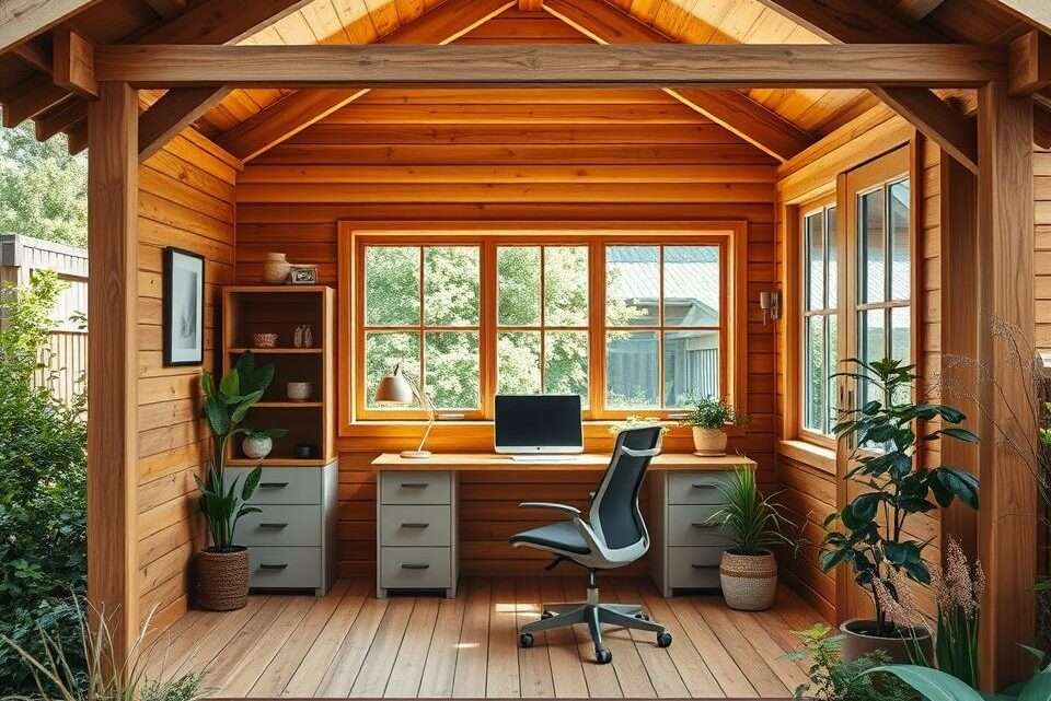 Holz-Gartenhaus als Büro: Ihre individuelle Lösung