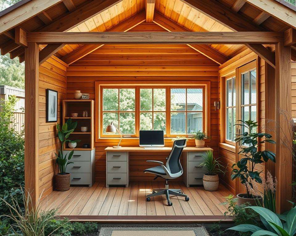 Holz-Gartenhaus als Büro: Ihre individuelle Lösung