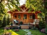 Holz-Gartenhaus günstig und schön dekorieren: Tipps für Ihren Garten