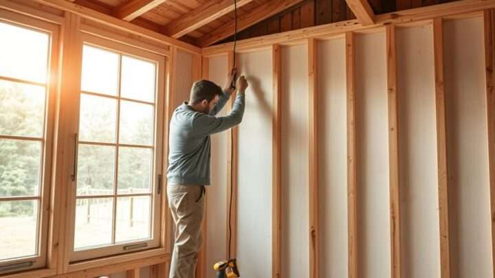 Verkleiden Sie Ihr Holz-Gartenhaus mit Gipskarton: Eine Anleitung