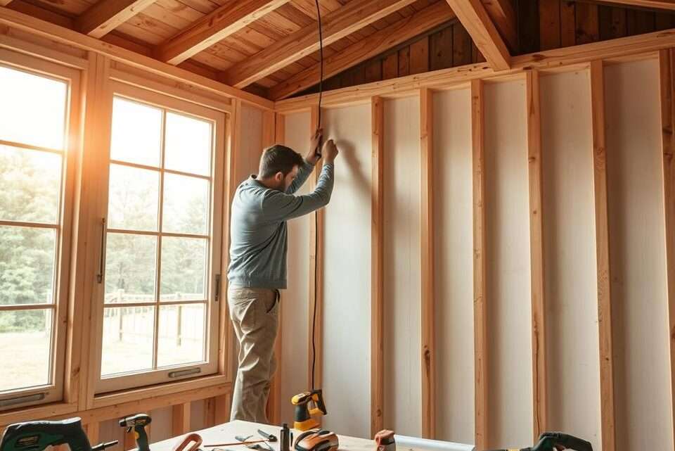 Verkleiden Sie Ihr Holz-Gartenhaus mit Gipskarton: Eine Anleitung