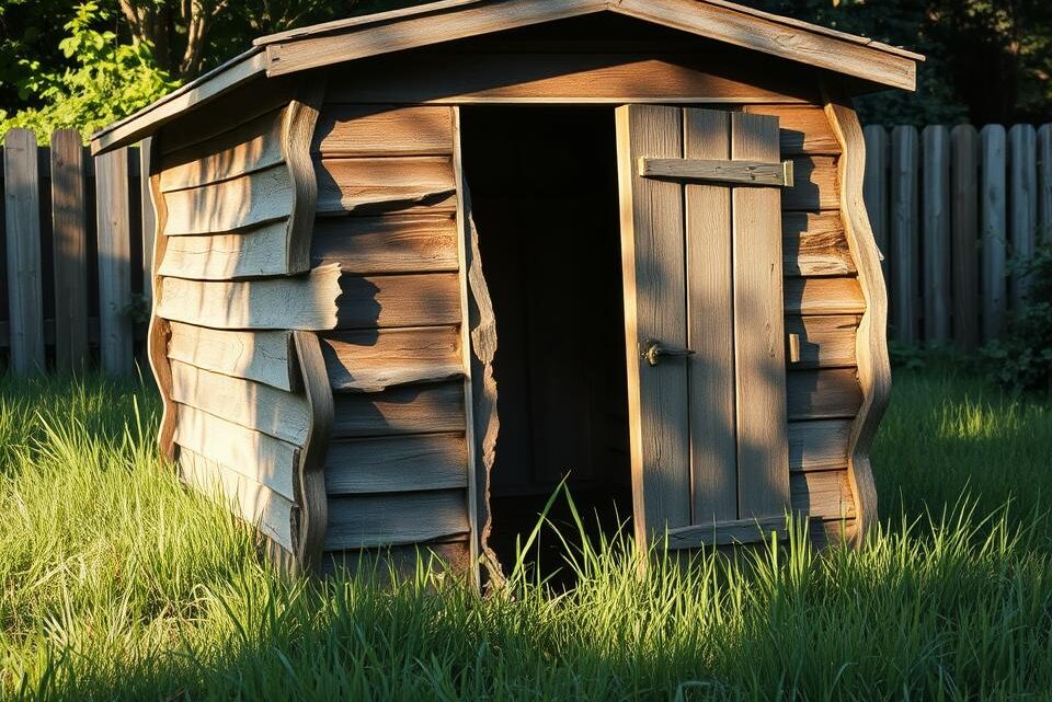 Holz-Gartenhaus verzogen: Was kann man tun? Holz-Gartenhaus verzogen: Was kann man tun?