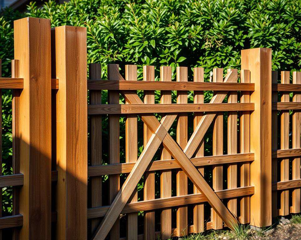 Holz Metall Gartenzaun Materialien Holz Metall Gartenzaun Materialien