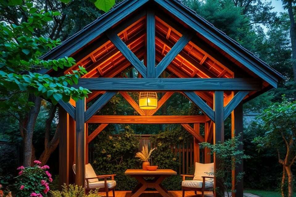 Holz-Pavillon-Ideen: Designs und Dekorationen