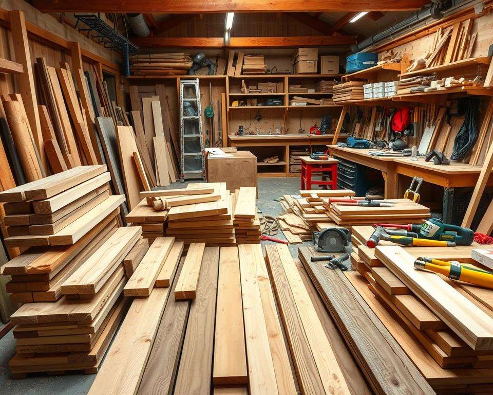 Holz-Spielhaus Materialien und Sicherheit