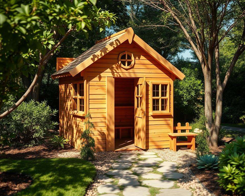 Traumhaftes Kinderparadies Das Perfekte Kinder Gartenhaus Aus Holz