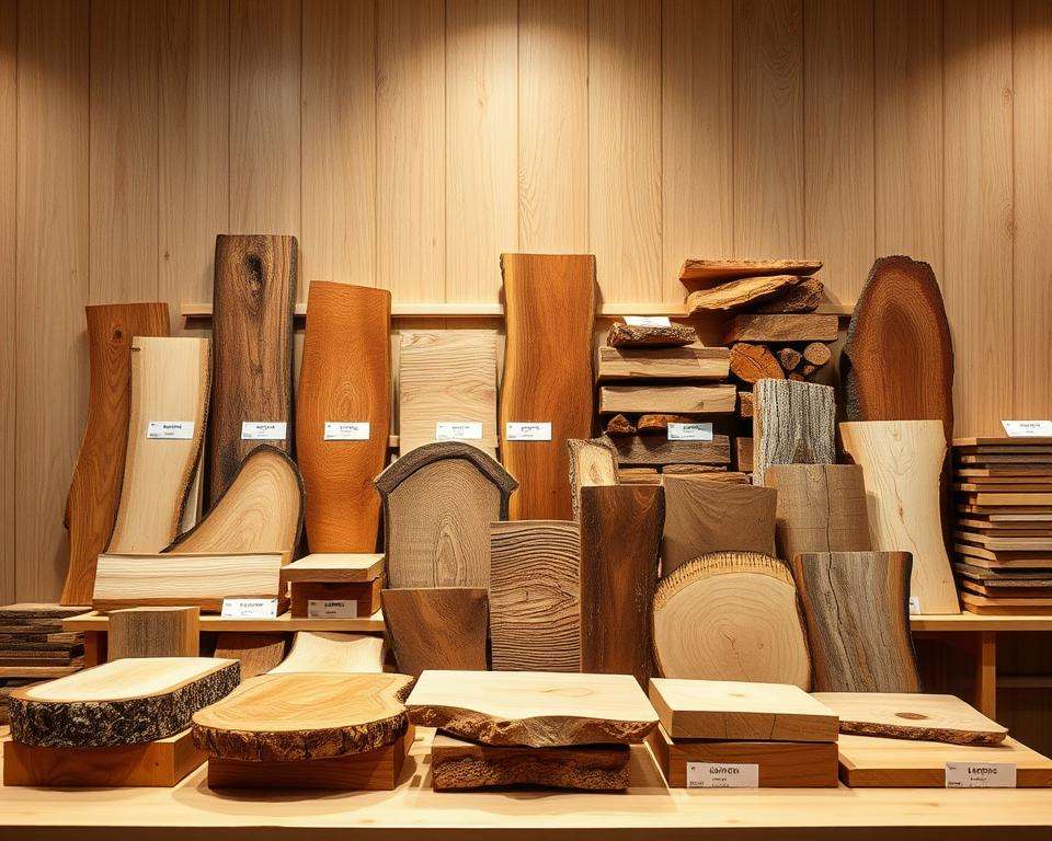 Holzarten Auswahl