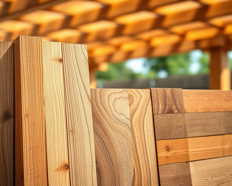 Holzarten für Pergola