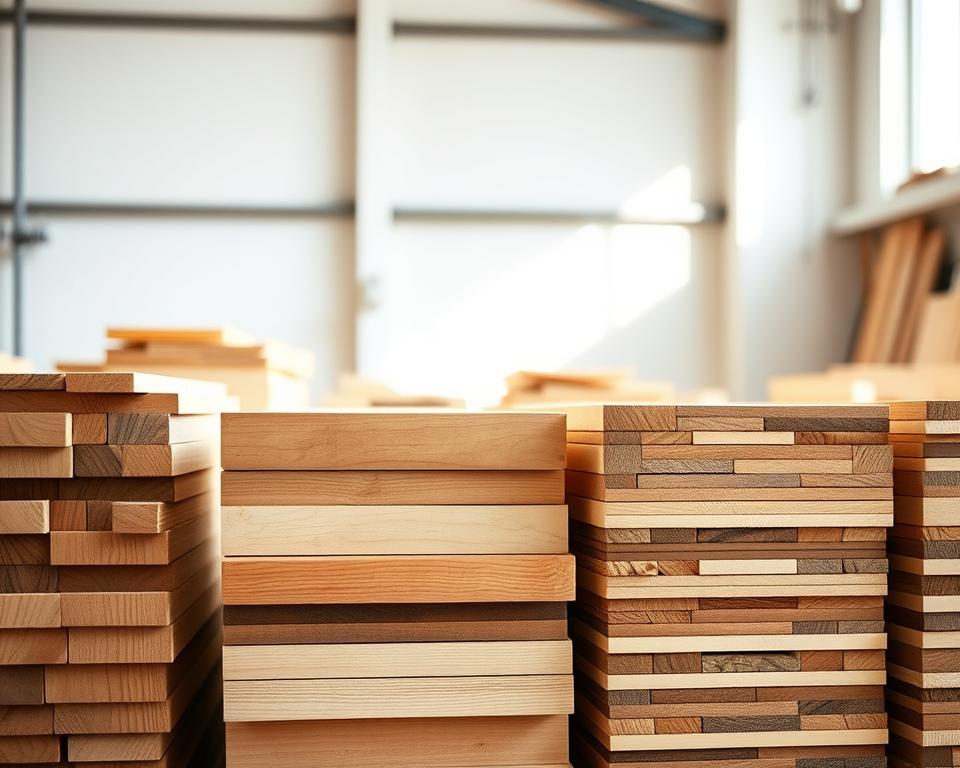 Holzarten für Schiebeläden