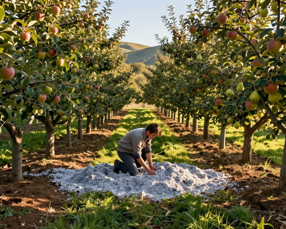 Holzasche Risiken im Obstgarten