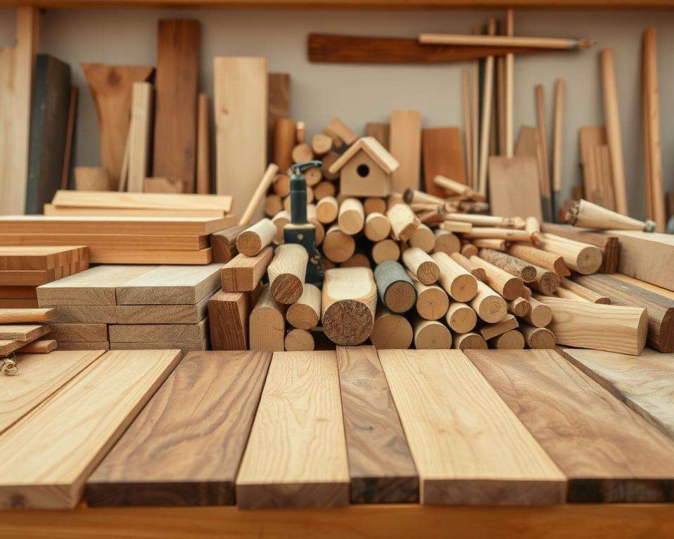 Holzauswahl für Nistkasten