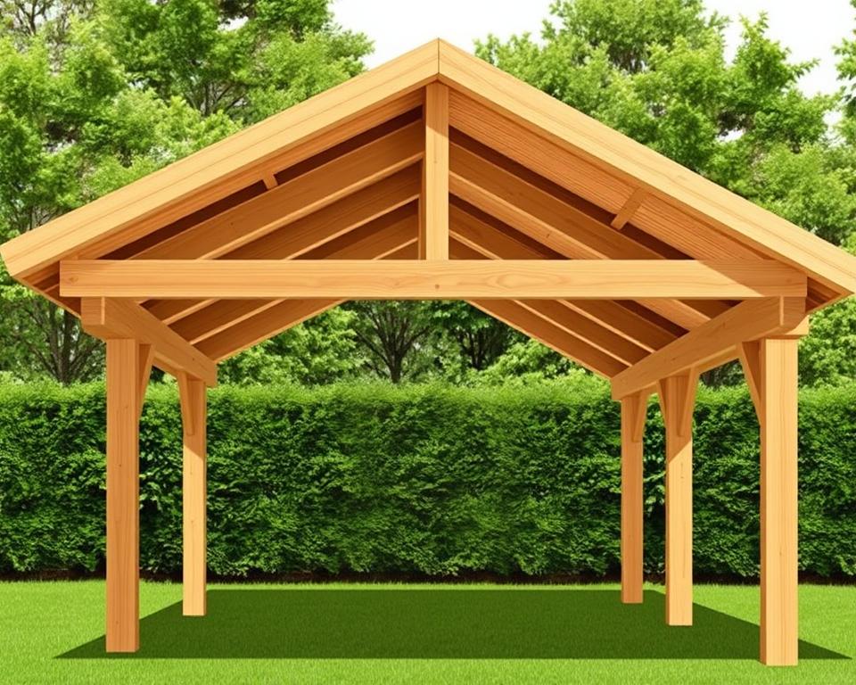 Holzcarport Konstruktionsmerkmale