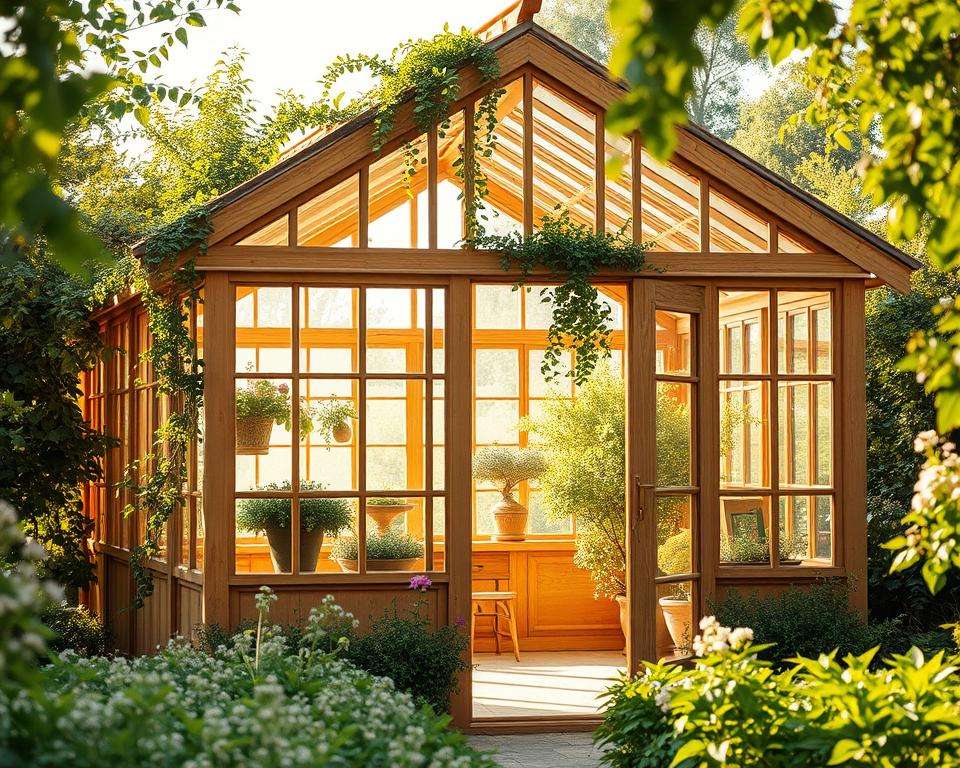 Holzgewächshaus Vorteile