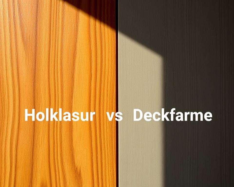 Holzlasur versus Deckfarbe Vergleich Holzlasur versus Deckfarbe Vergleich