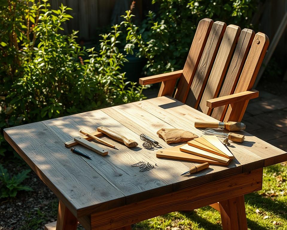 Holzliegebank bauen Entscheidungshilfe