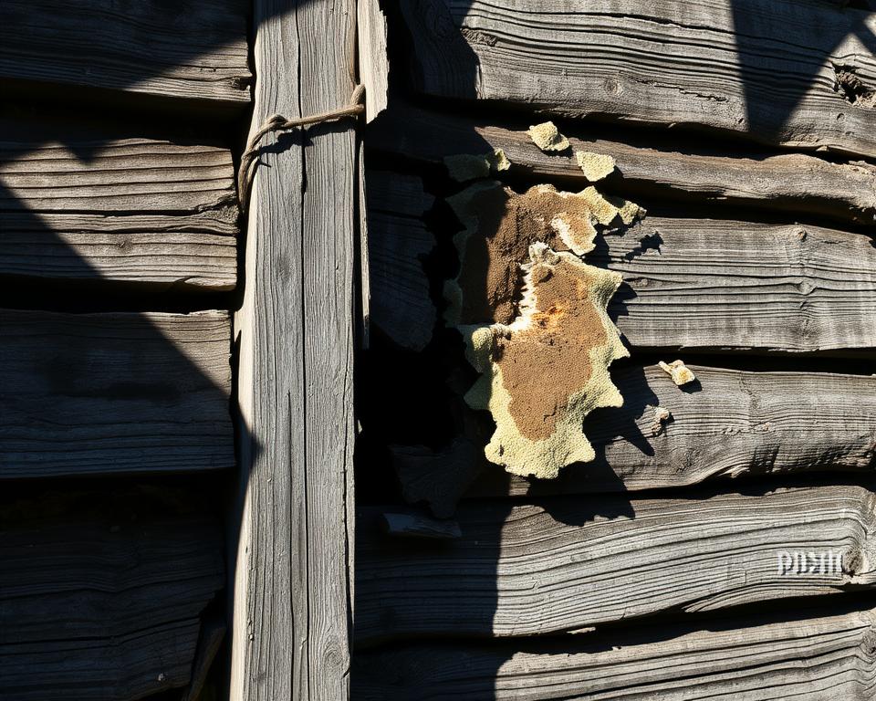 Holzpilz Schäden an Immobilie