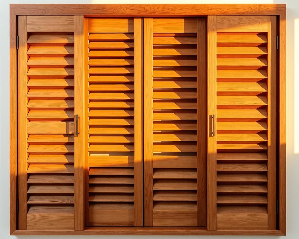 Holzschiebeläden Design Varianten