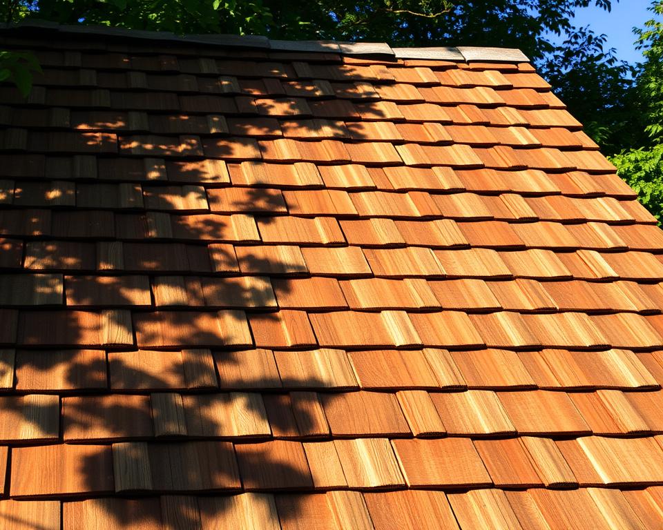 Holzschindeln Dacheindeckung für Gartenhäuser