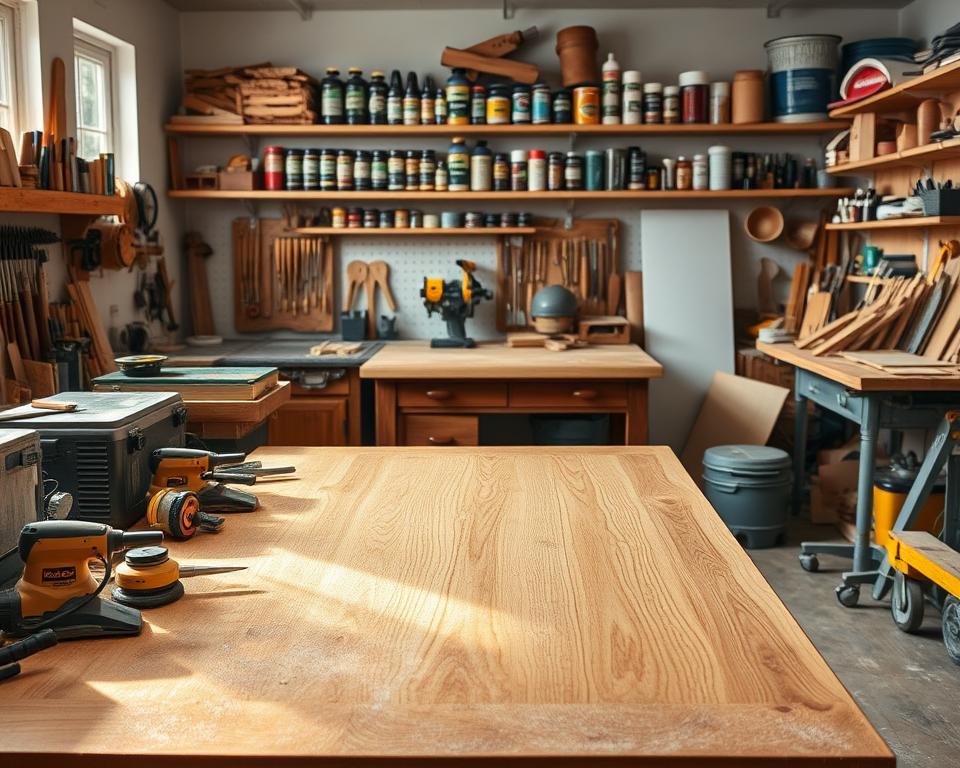 Holzschleifen Techniken für Möbel