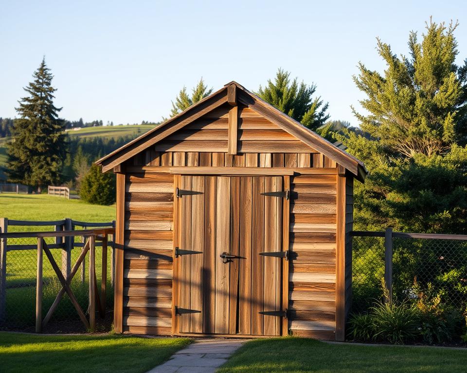 Holzschuppen Schutz