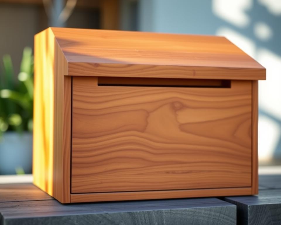 Holzschutz Briefkasten Oberflächenbehandlung