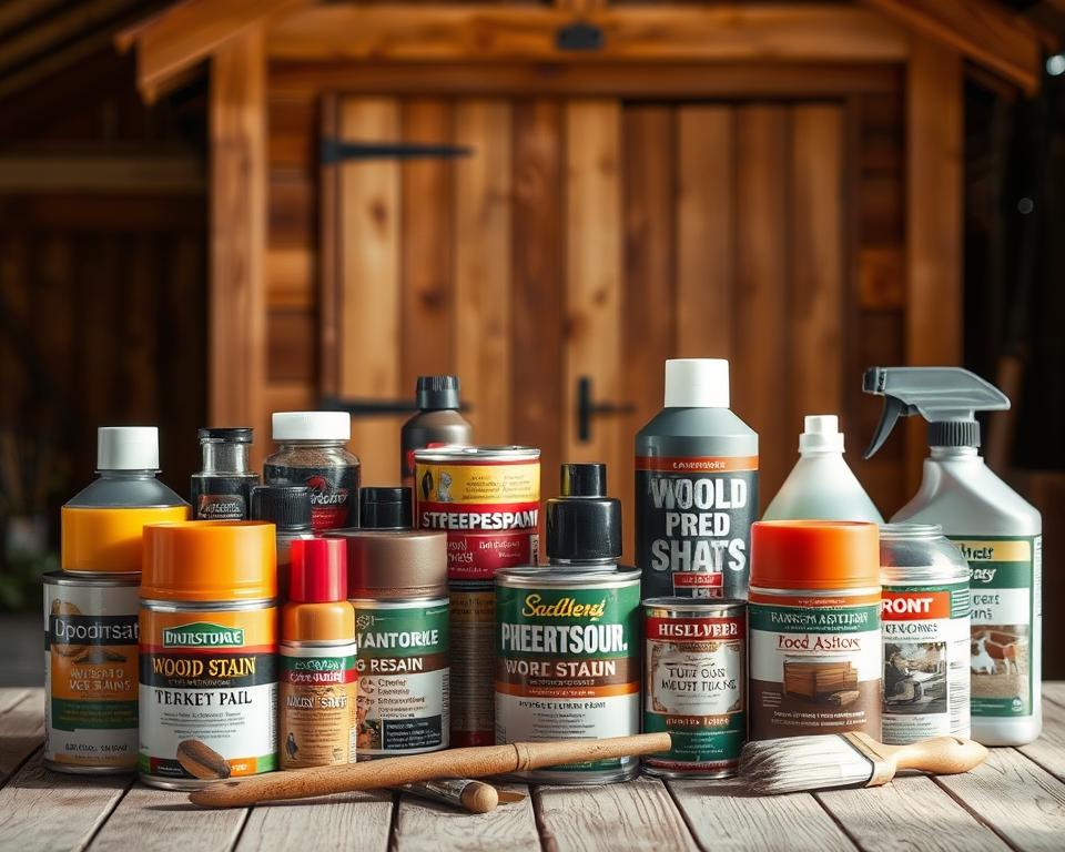 Holzschutzprodukte für Gartenhaus