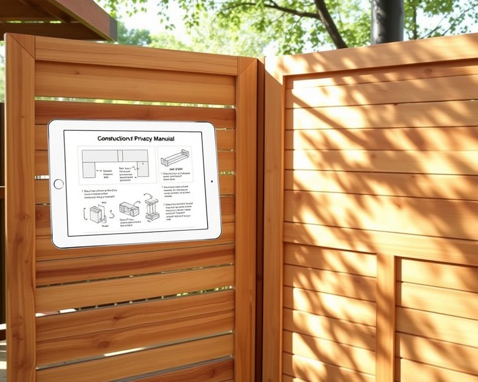 Holzsichtschutz Bauanleitung
