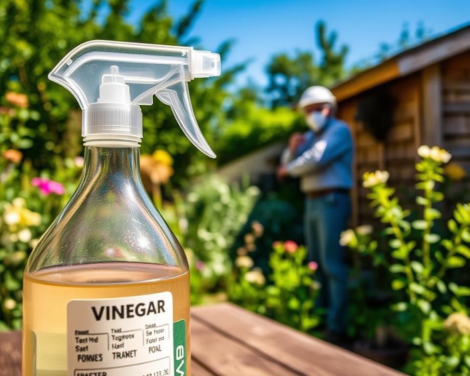 Hornissen vertreiben mit Essig Anleitung