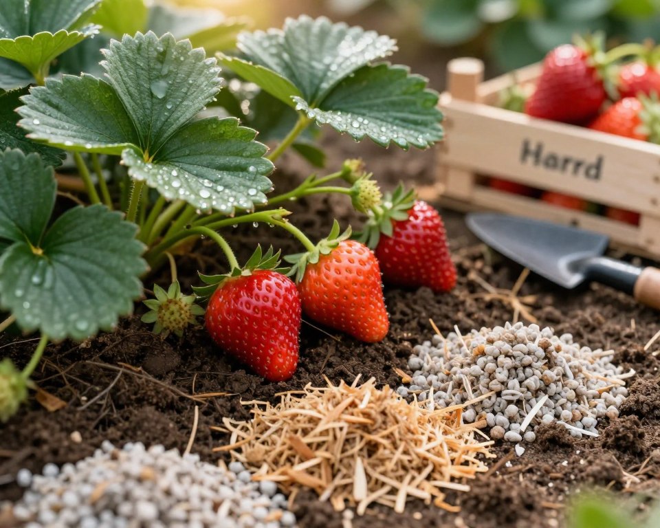 Hornmehl Erdbeeren Düngung