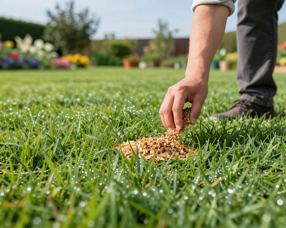 Hornspäne Rasenpflege Langzeitdünger