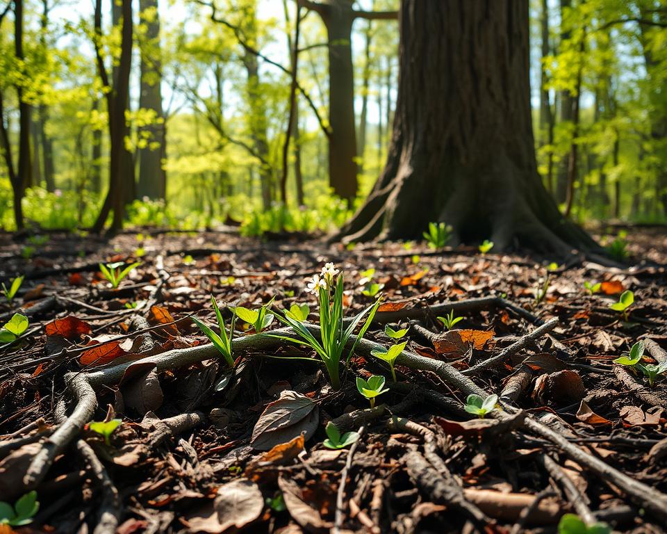 Humusaufbau im Frühling