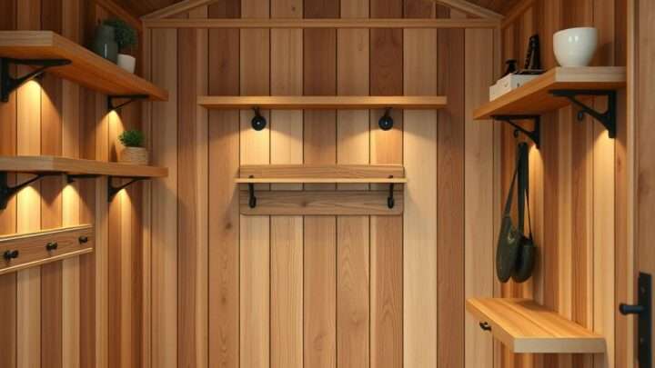Ideen für Innenwände im Holz-Gartenhaus: Verbesserte Verkleidungslösungen