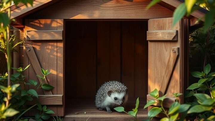 Igel im Schuppen? So bringen Sie ihn gefahrlos wieder ins Freie