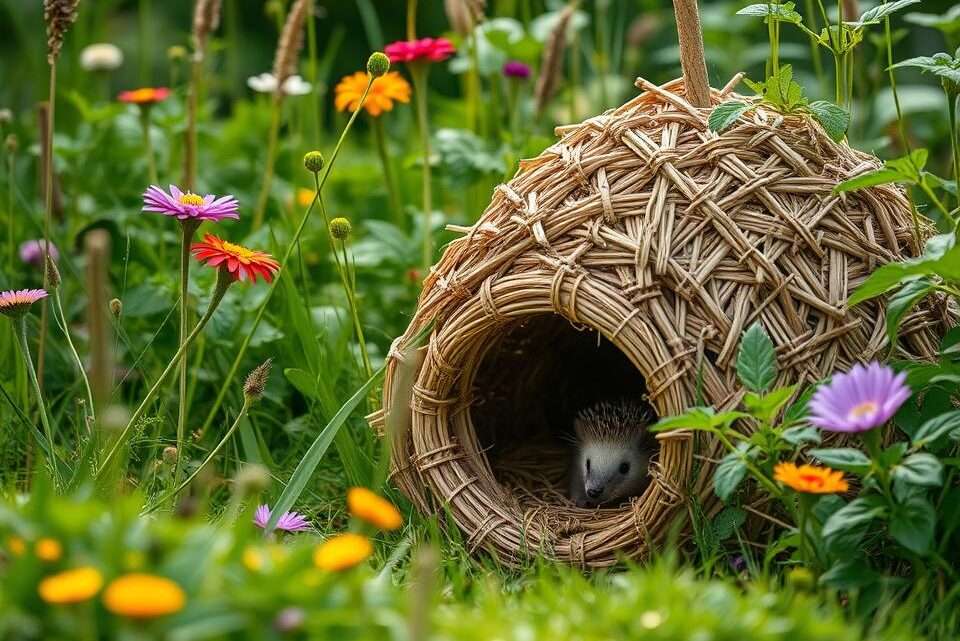 Igelhaus für den Garten bauen: Anleitung und Tipps