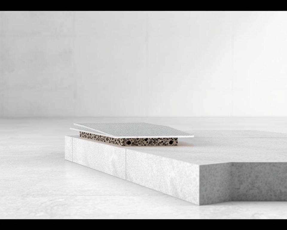 Imprägnierte Betonfliesen Technik