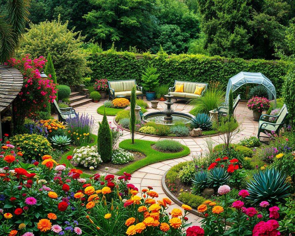 Individuelle Gartengestaltung kreative Oasen