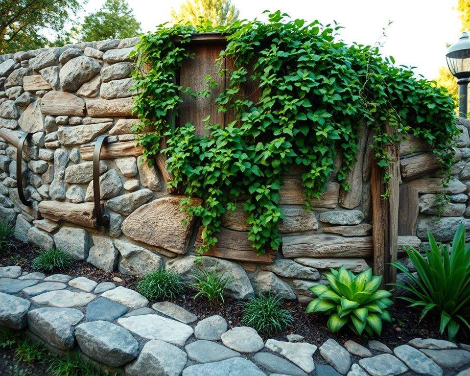 Individuelle Gartenmauer Verkleidung Ideen