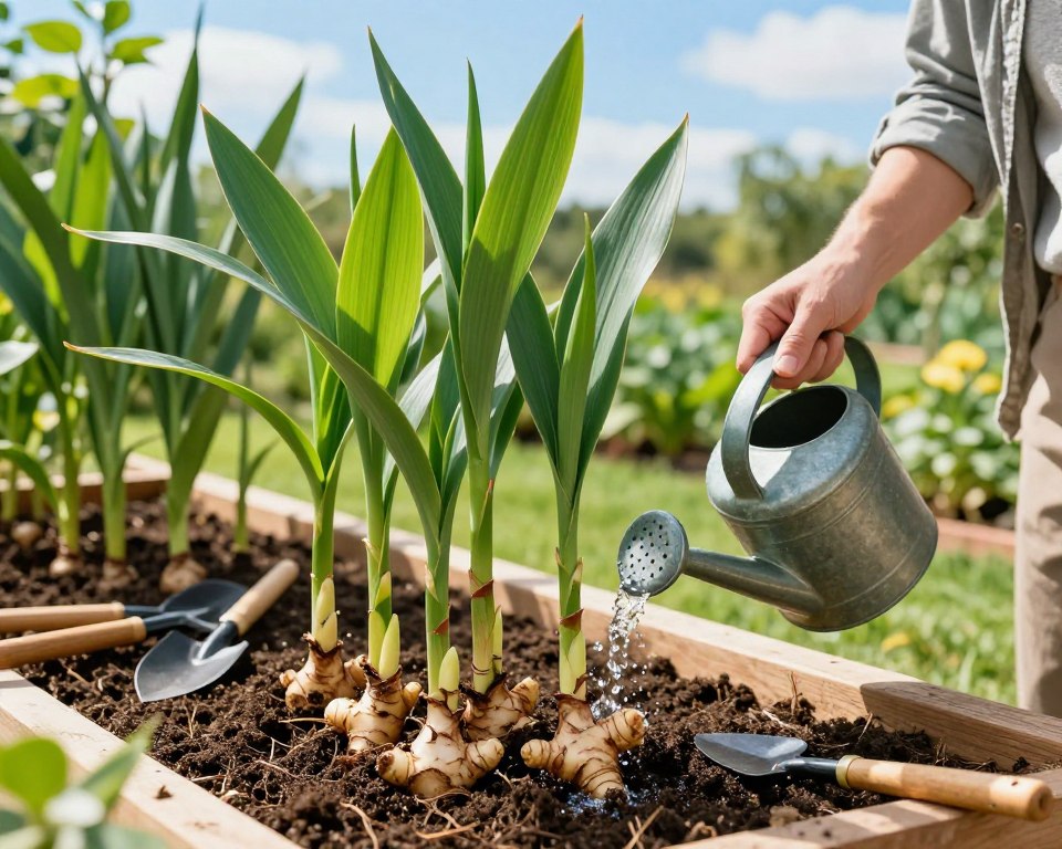 Ingwer Pflege Bewässerung