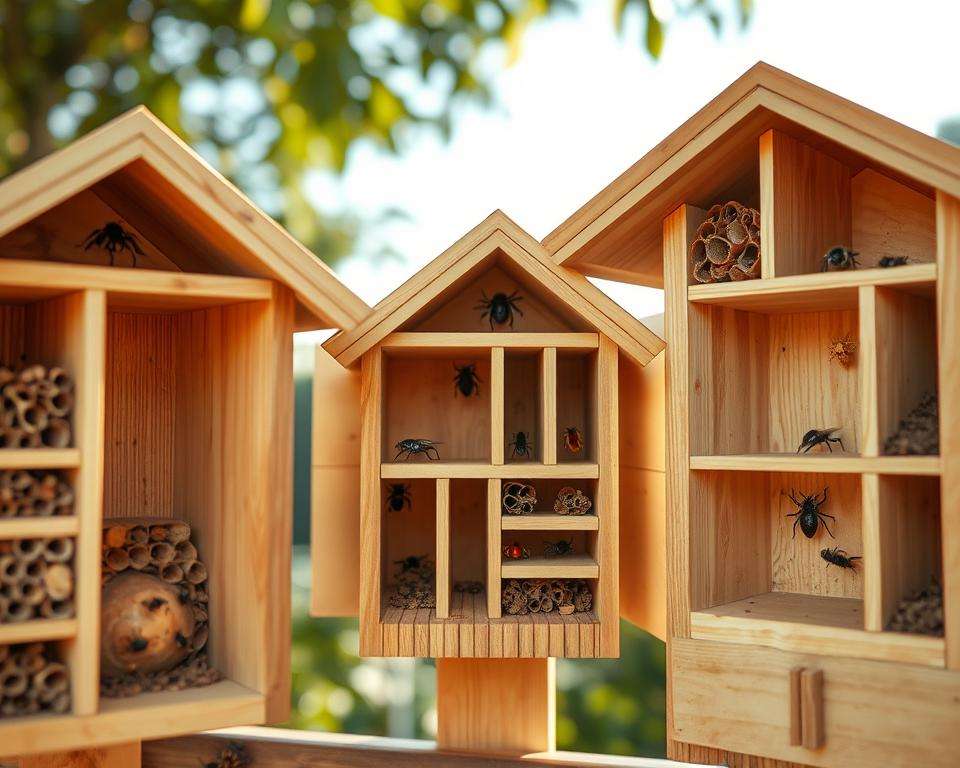 Innenaufteilung von Nisthilfen