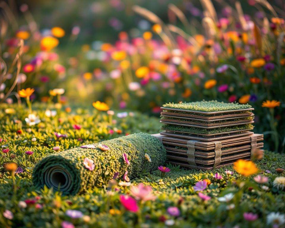 Innovative Rollrasen und Anzuchtmatten für Wildblumenwiese