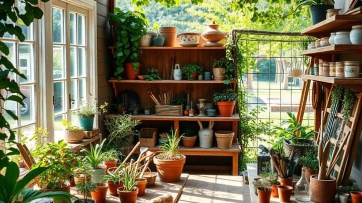 Inspirierende Ideen für eine Gartenwerkstatt