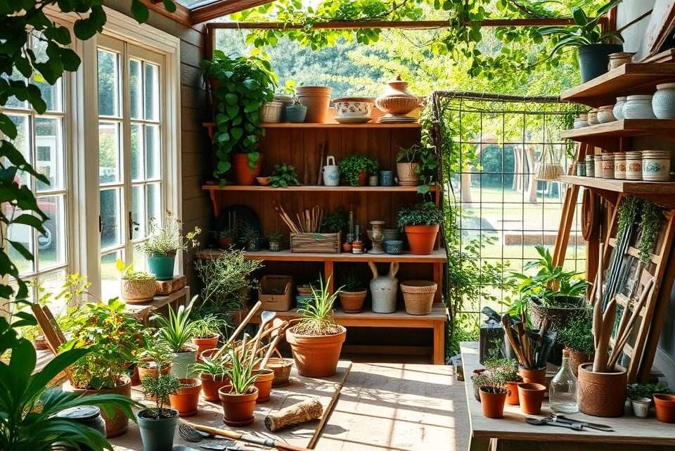 Inspirierende Ideen für eine Gartenwerkstatt