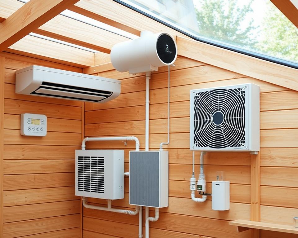 Intelligente Heiz- und Lüftungssysteme für Gartenhäuser