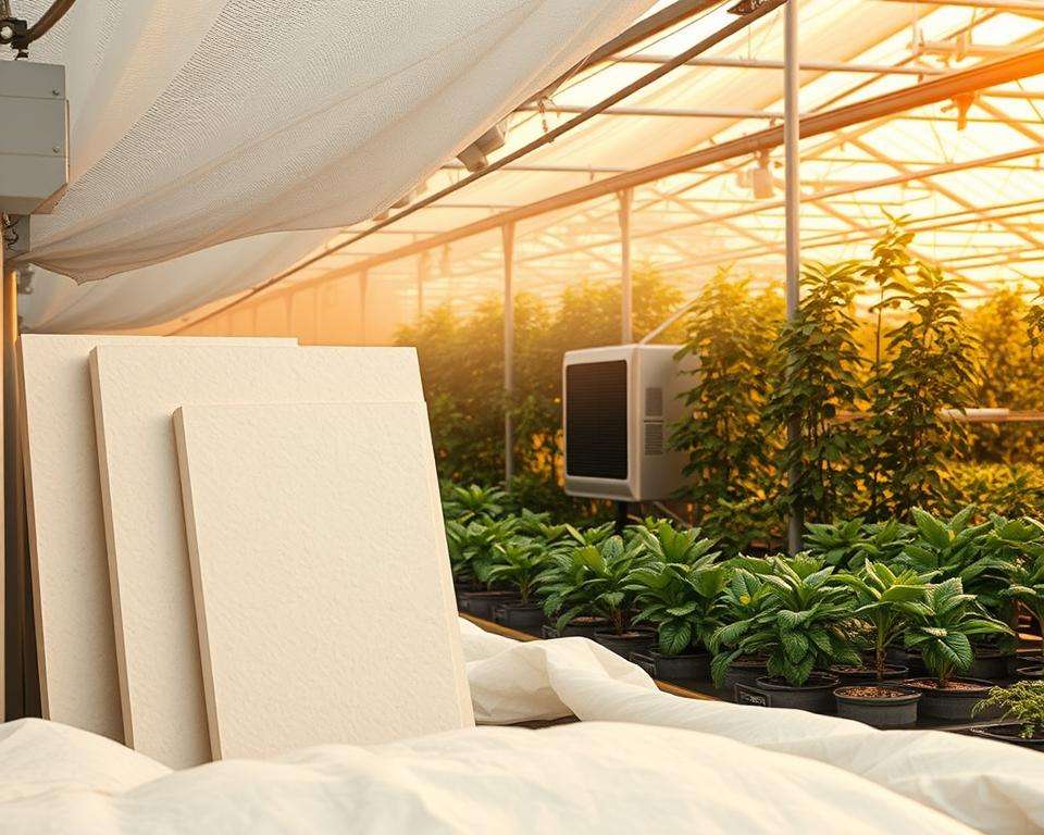 Isolierung und Luftfeuchtigkeit im Gewächshaus regulieren