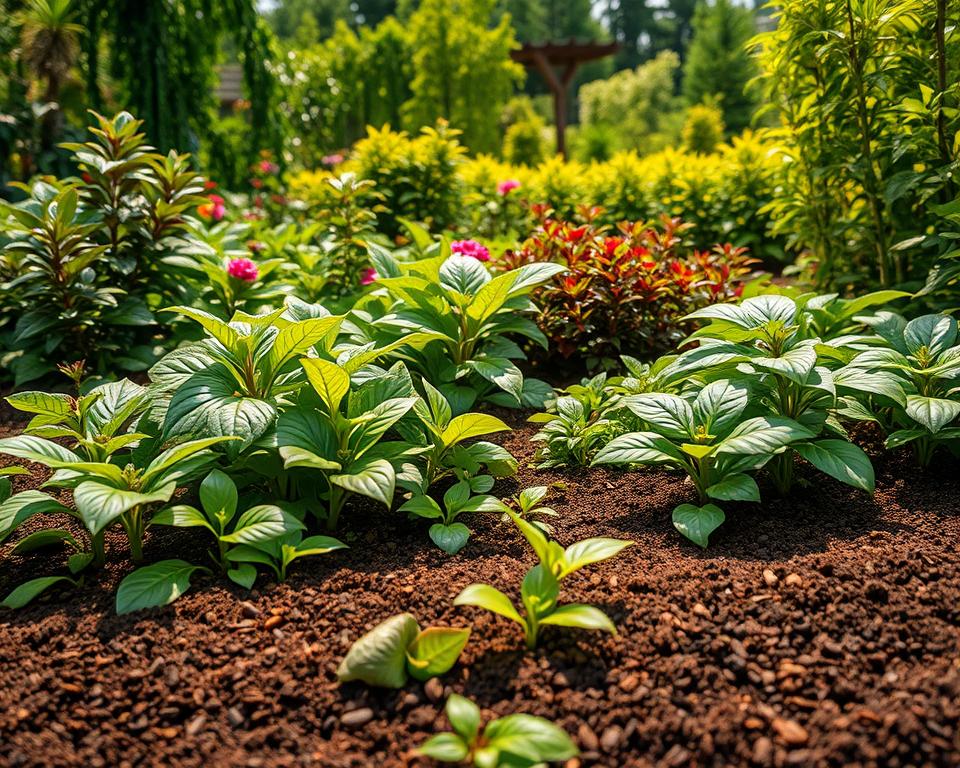 Kaffeesatz für Gartenpflanzen