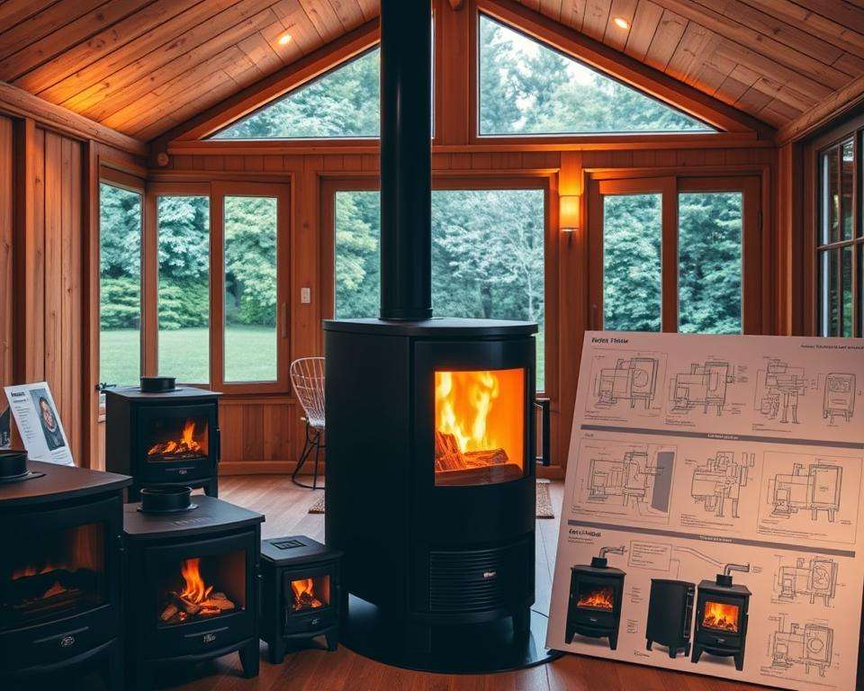 Kaminofen Modellauswahl Gartenhaus