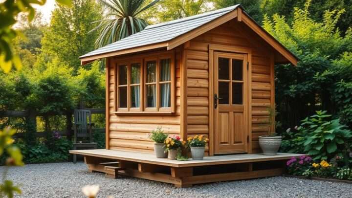 Ist ein Kiesbett als Untergrund für Ihr Gartenhaus geeignet?